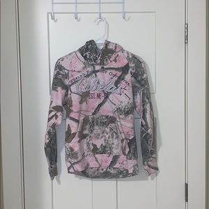 Pink cabelas hoodie